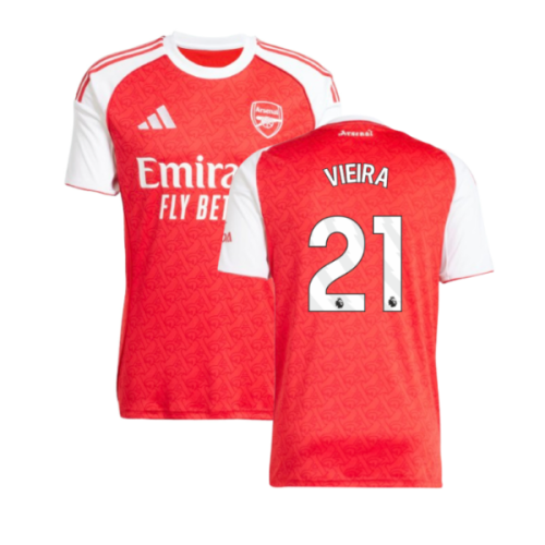 2025-2026 Arsenal Home Shirt (Vieira 21)