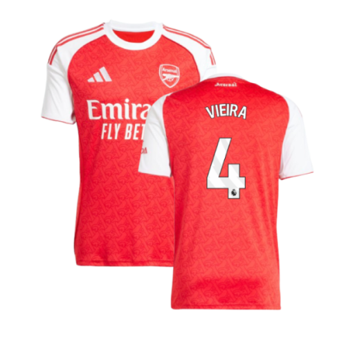 2025-2026 Arsenal Home Shirt (Vieira 4)
