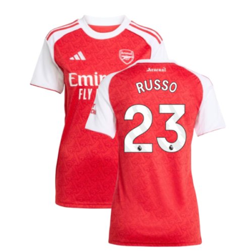 2025-2026 Arsenal Home Shirt (Womens) (Russo 23)