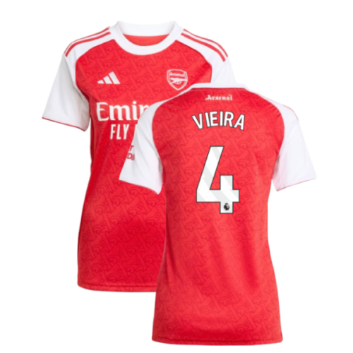 2025-2026 Arsenal Home Shirt (Womens) (Vieira 4)