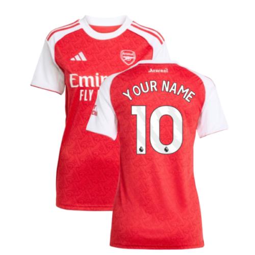 2025-2026 Arsenal Home Shirt (Womens) (Your Name)