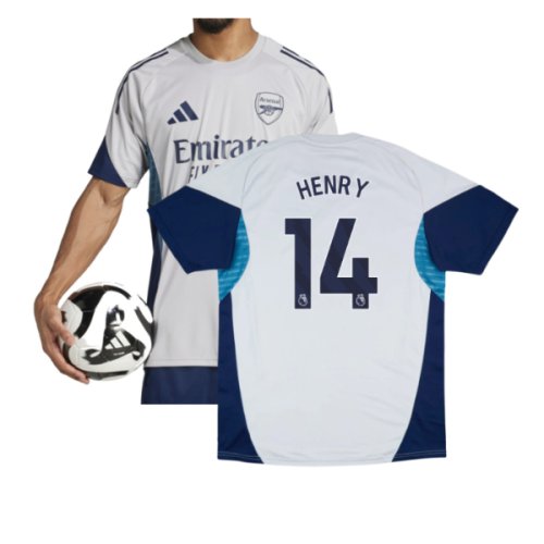 2025-2026 Arsenal Training Shirt (Grey Two) (Henry 14)