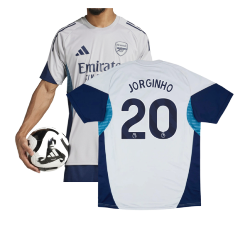 2025-2026 Arsenal Training Shirt (Grey Two) (Jorginho 20)