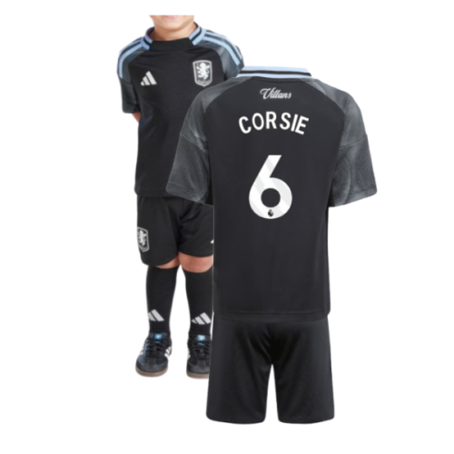 2025-2026 Aston Villa Away Mini Kit (Corsie 6)