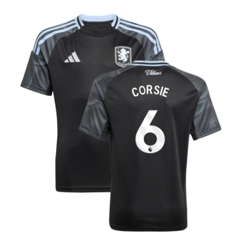 2025-2026 Aston Villa Away Shirt (Kids) (Corsie 6)