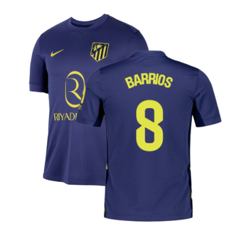 2025-2026 Atletico Madrid Away Shirt (Barrios 8)