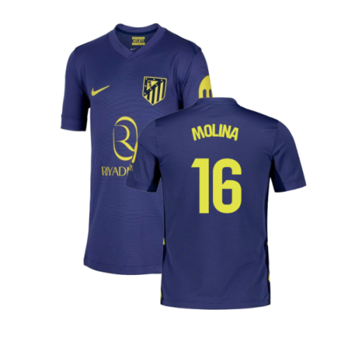 2025-2026 Atletico Madrid Away Shirt (Kids) (Molina 16)