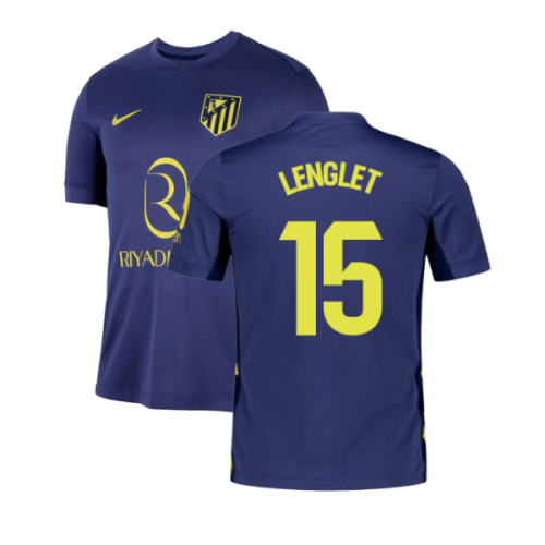 2025-2026 Atletico Madrid Away Shirt (Lenglet 15)