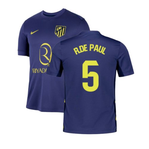 2025-2026 Atletico Madrid Away Shirt (R.De Paul 5)