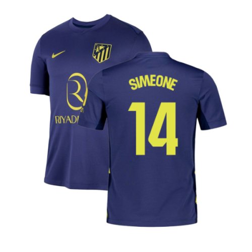 2025-2026 Atletico Madrid Away Shirt (Simeone 14)