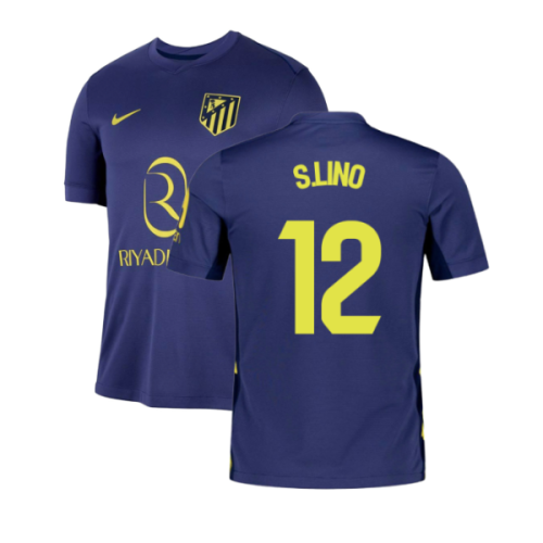 2025-2026 Atletico Madrid Away Shirt (S.Lino 12)