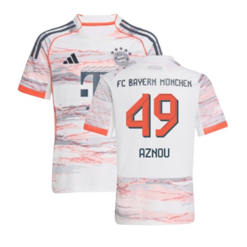 2025-2026 Bayern Munich Away Shirt (Kids) (Aznou 49)