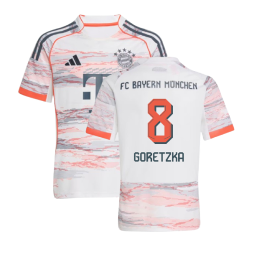 2025-2026 Bayern Munich Away Shirt (Kids) (Goretzka 8)