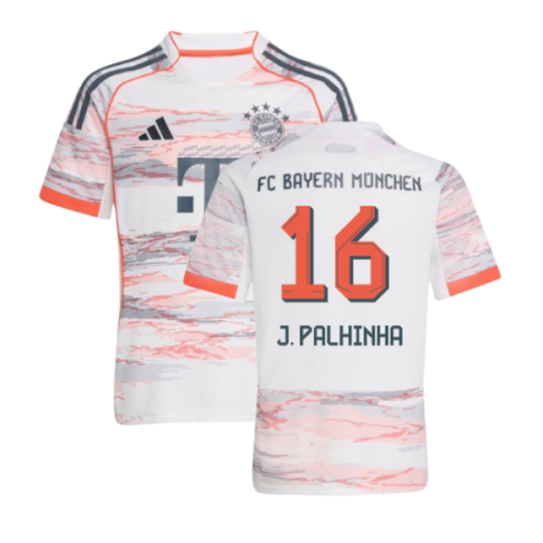 2025-2026 Bayern Munich Away Shirt (Kids) (J. Palhinha 16)