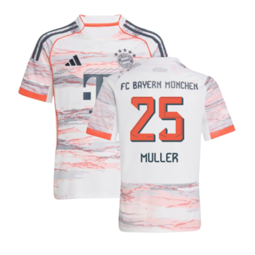 2025-2026 Bayern Munich Away Shirt (Kids) (Muller 25)