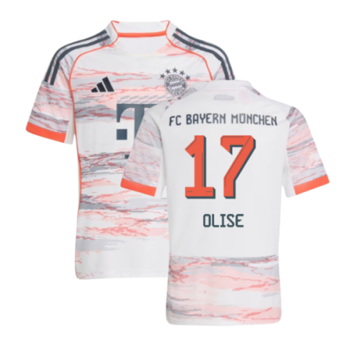 2025-2026 Bayern Munich Away Shirt (Kids) (Olise 17)