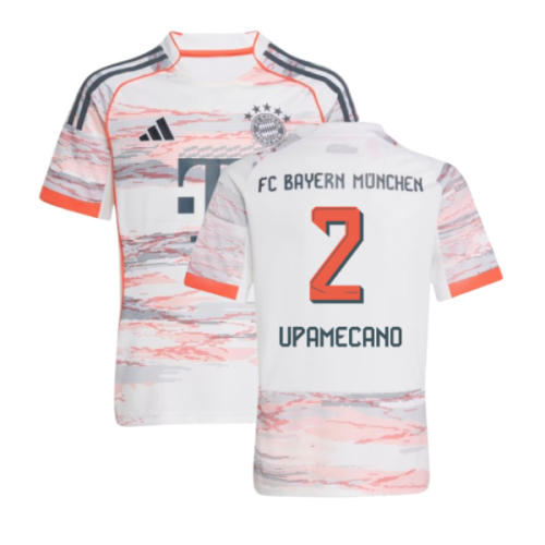 2025-2026 Bayern Munich Away Shirt (Kids) (Upamecano 2)