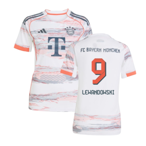 2025-2026 Bayern Munich Away Shirt (Womens) (Lewandowski 9)