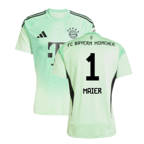2025-2026 Bayern Munich Home Goalkeeper Shirt (Glory Mint) (Maier 1)