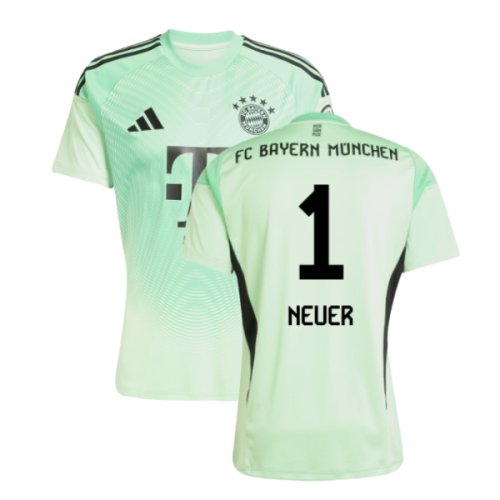 2025-2026 Bayern Munich Home Goalkeeper Shirt (Glory Mint) (Neuer 1)