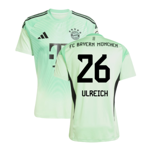 2025-2026 Bayern Munich Home Goalkeeper Shirt (Glory Mint) (Ulreich 26)