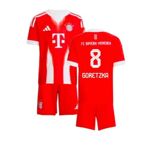 2025-2026 Bayern Munich Home Mini Kit (Goretzka 8)