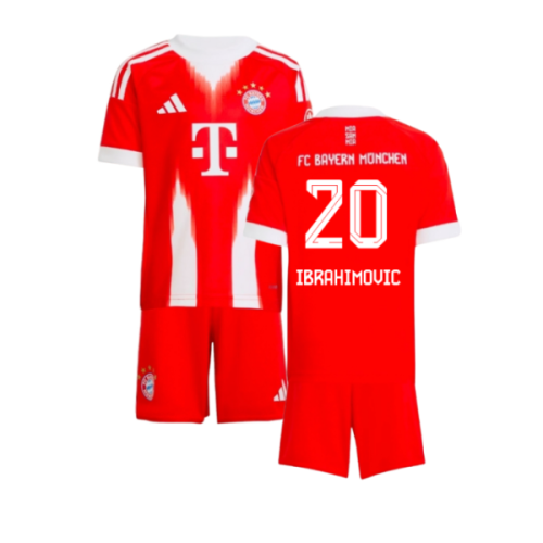 2025-2026 Bayern Munich Home Mini Kit (Ibrahimovic 20)