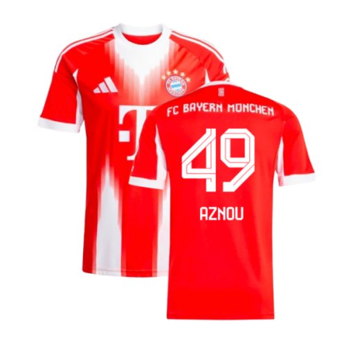 2025-2026 Bayern Munich Home Shirt (Aznou 49)