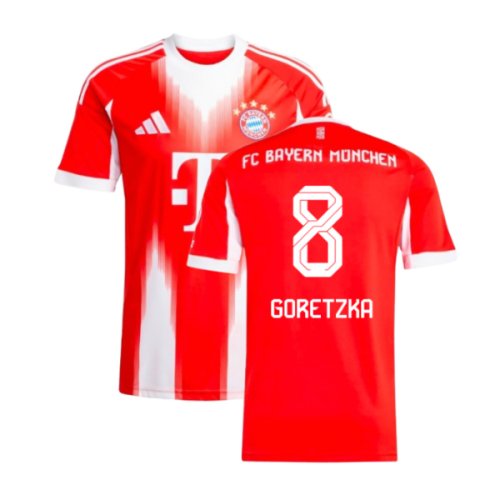 2025-2026 Bayern Munich Home Shirt (Goretzka 8)