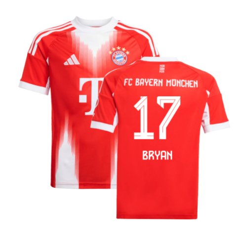 2025-2026 Bayern Munich Home Shirt (Kids) (Bryan 17)