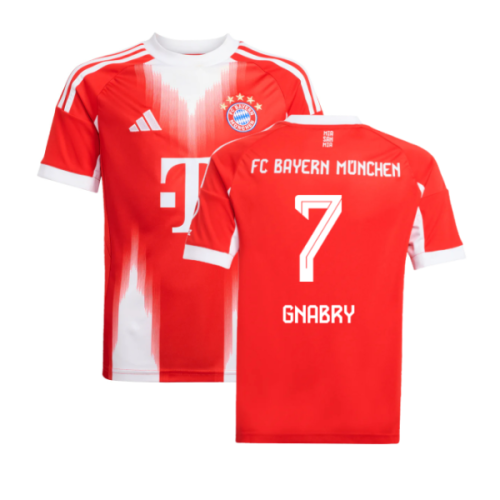 2025-2026 Bayern Munich Home Shirt (Kids) (Gnabry 7)
