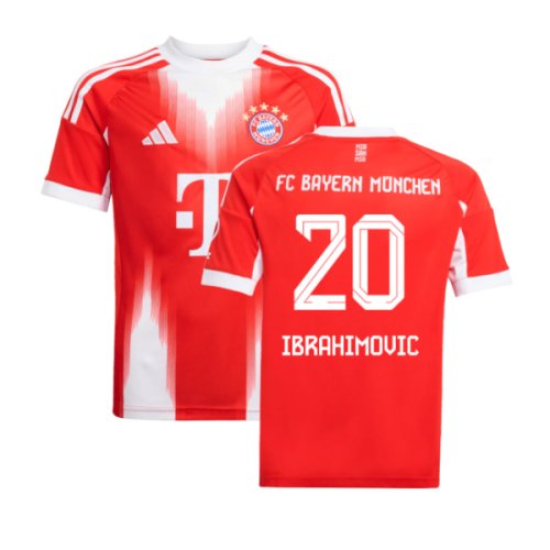 2025-2026 Bayern Munich Home Shirt (Kids) (Ibrahimovic 20)