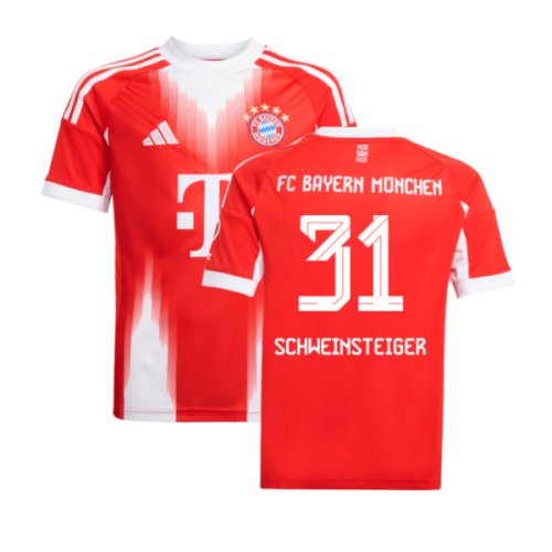 2025-2026 Bayern Munich Home Shirt (Kids) (Schweinsteiger 31)