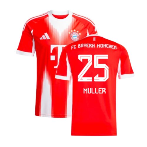 2025-2026 Bayern Munich Home Shirt (Muller 25)