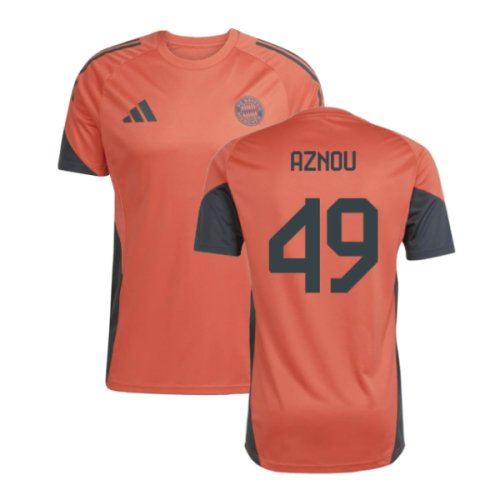 2025-2026 Bayern Munich Training Shirt (Easy Coral) (Aznou 49)