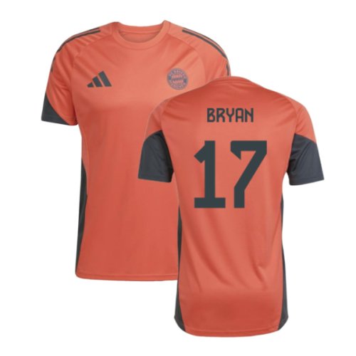 2025-2026 Bayern Munich Training Shirt (Easy Coral) (Bryan 17)