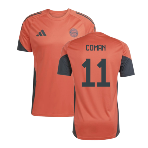 2025-2026 Bayern Munich Training Shirt (Easy Coral) (Coman 11)