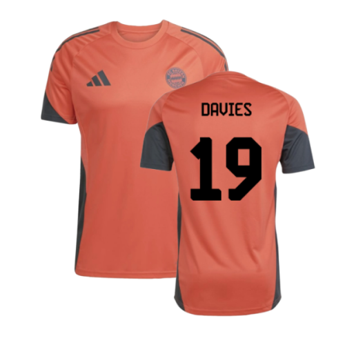 2025-2026 Bayern Munich Training Shirt (Easy Coral) (Davies 19)
