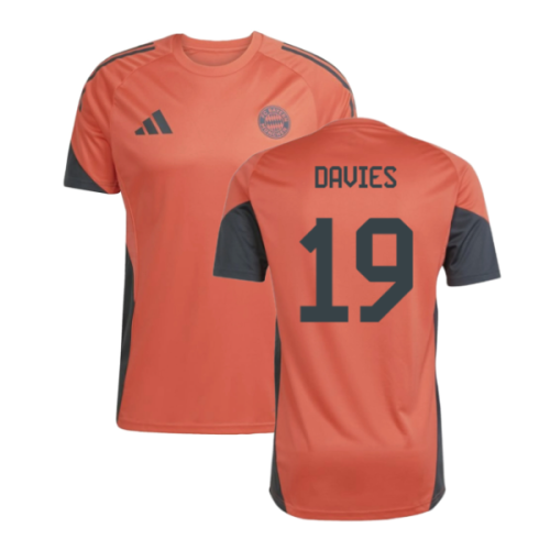 2025-2026 Bayern Munich Training Shirt (Easy Coral) (Davies 19)