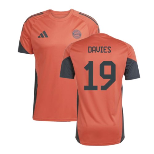 2025-2026 Bayern Munich Training Shirt (Easy Coral) (Davies 19)