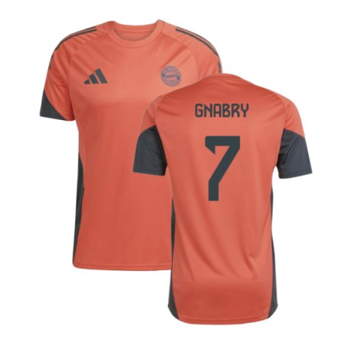 2025-2026 Bayern Munich Training Shirt (Easy Coral) (Gnabry 7)