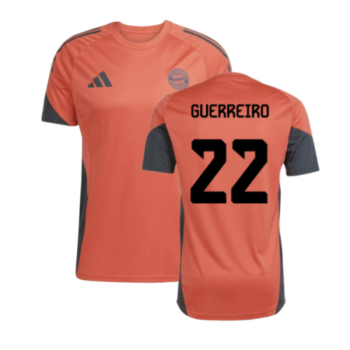 2025-2026 Bayern Munich Training Shirt (Easy Coral) (Guerreiro 22)