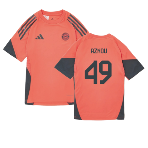 2025-2026 Bayern Munich Training Shirt (Easy Coral) - Kids (Aznou 49)