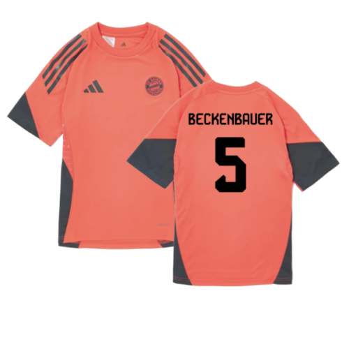 2025-2026 Bayern Munich Training Shirt (Easy Coral) - Kids (Beckenbauer 5)