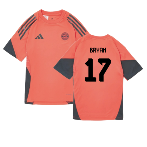 2025-2026 Bayern Munich Training Shirt (Easy Coral) - Kids (Bryan 17)