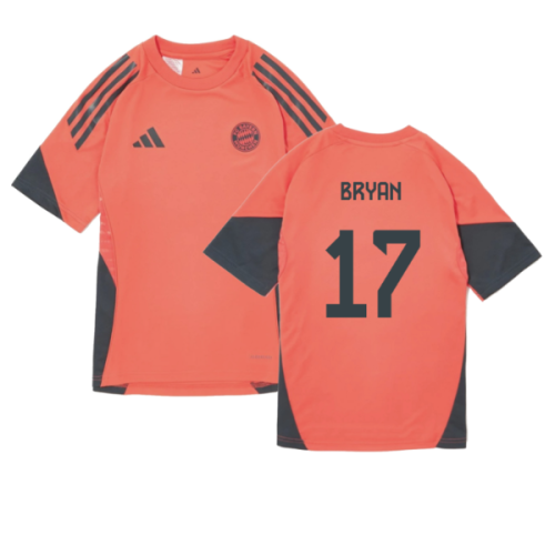 2025-2026 Bayern Munich Training Shirt (Easy Coral) - Kids (Bryan 17)