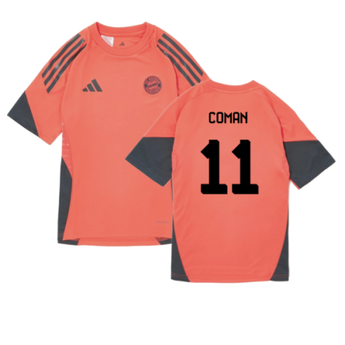 2025-2026 Bayern Munich Training Shirt (Easy Coral) - Kids (Coman 11)