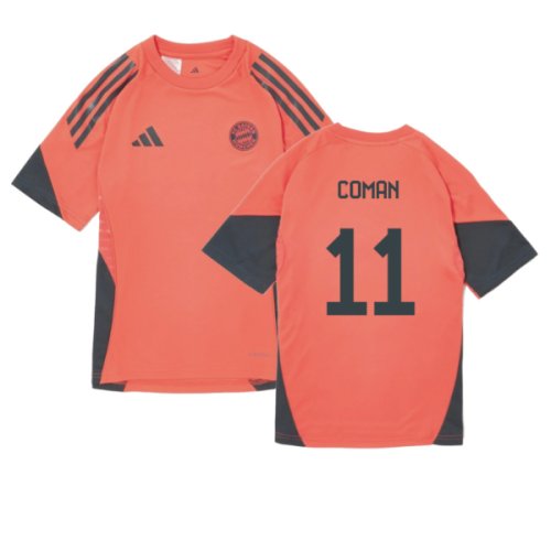 2025-2026 Bayern Munich Training Shirt (Easy Coral) - Kids (Coman 11)