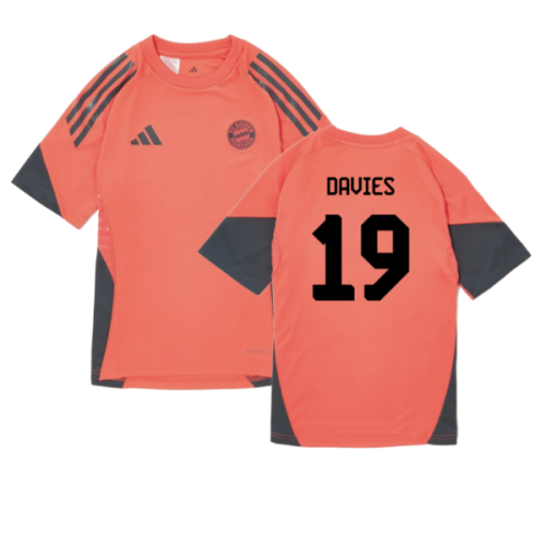 2025-2026 Bayern Munich Training Shirt (Easy Coral) - Kids (Davies 19)