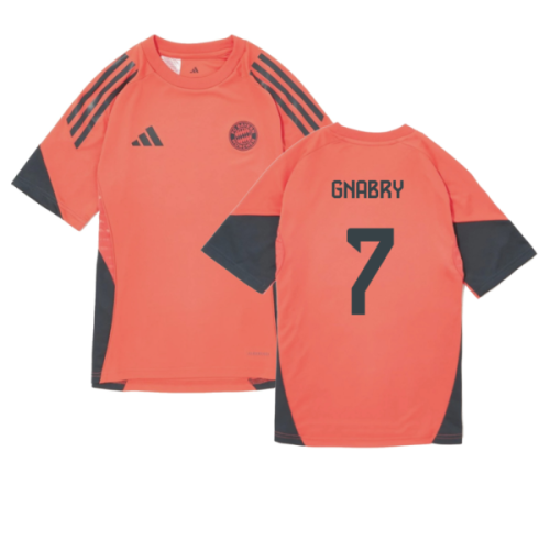 2025-2026 Bayern Munich Training Shirt (Easy Coral) - Kids (Gnabry 7)